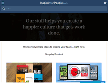 Tablet Screenshot of inspireyourpeople.com